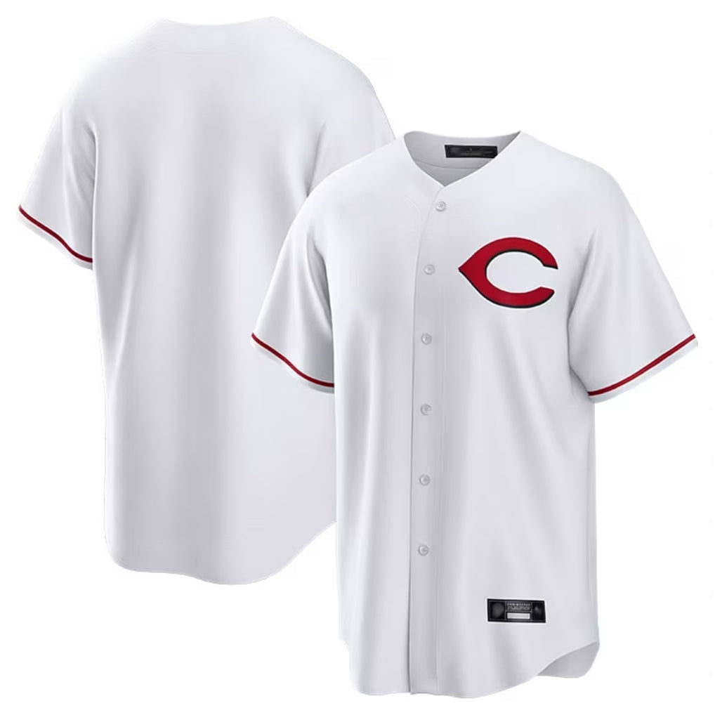 Cincinnati Reds Blank Player White HOLBERT Home Game Stitched Jerseys