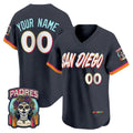Custom San Diego Padres Obsidian HOLBERT 2026 City Connect Stadium Stitched Jersey