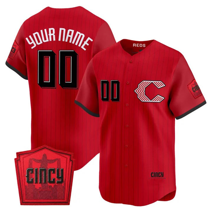 Custom Cincinnati Reds Red HOLBERT 2026 City Connect Vapor Premier Limited Jersey - All Stitched
