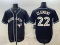 Toronto Blue Jays #22 Ernie Clement 2026 Fashion Replica Black HOLBERT Out Stitched Jersey