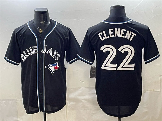 Toronto Blue Jays #22 Ernie Clement 2026 Fashion Replica Black HOLBERT Out Stitched Jersey