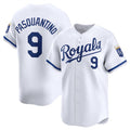 Kansas City Royals #9 Vinnie Pasquantino White HOLBERT 2024 Home Limited Stitched Jersey