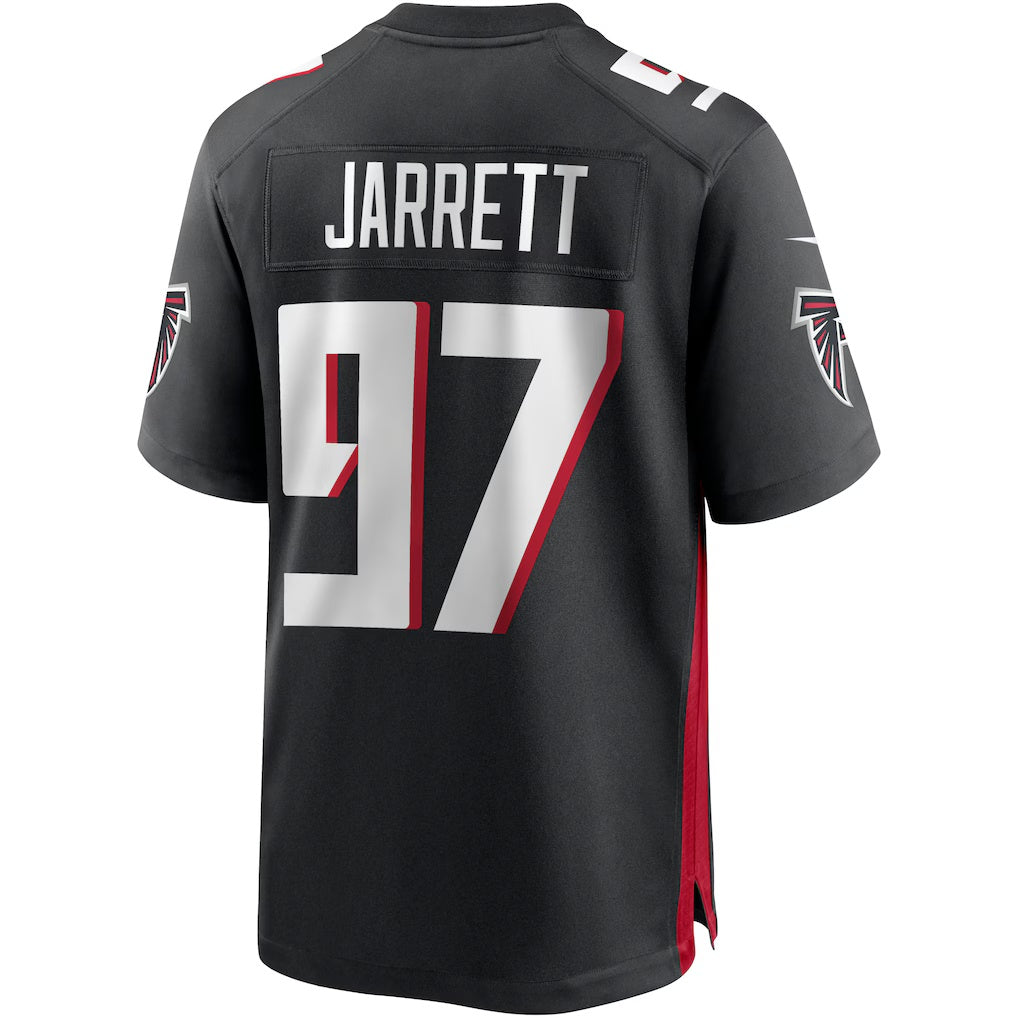 A.Falcons #97 Grady Jarrett Black HOLBERT Game Player Jersey