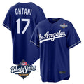 Los Angeles Dodgers #17 Shohei Ohtani Player Royal HOLBERT World Series Game Stitched Jerseys