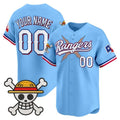 Custom Texas Rangers x One Piece Blue HOLBERT Vapor Premier Limited Jersey - Stitched