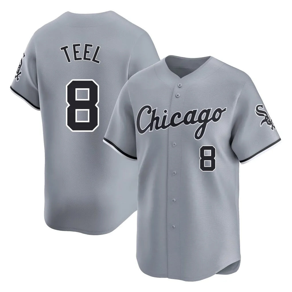 Chicago White Sox #8 Kyle Teel Player Gray HOLBERT Road Limited Home Stitched Jerseys