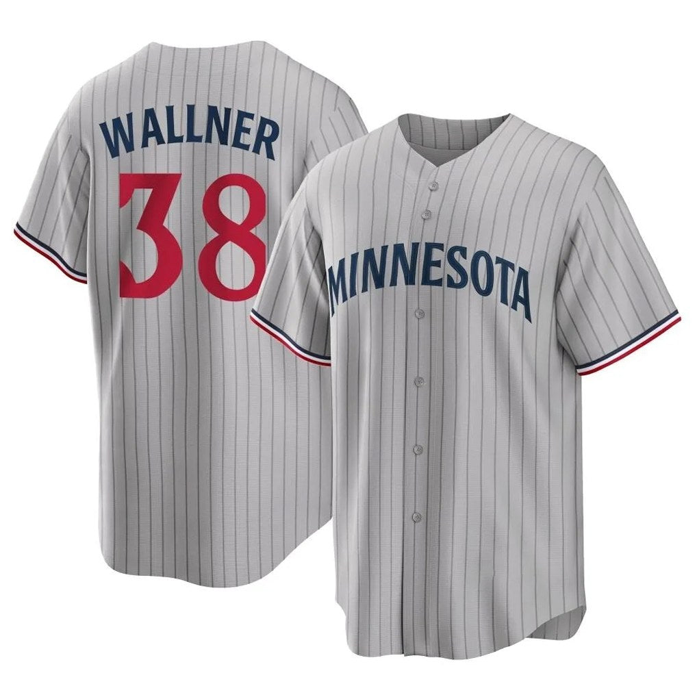 Minnesota Twins #38 Matt Wallner Player Gray HOLBERTGame Limited Home Stitched Jerseys