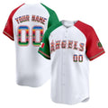 Custom Los Angeles Angels Mexico Vapor Premier Limited Jersey ¨C White HOLBERT
