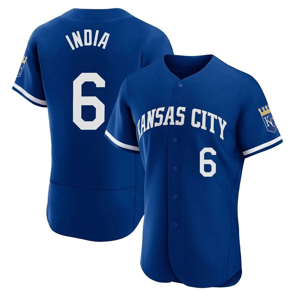 Kansas City Royals #6 Jonathan India Player Royal HOLBERT Limited Elite Home Stitched Jerseys