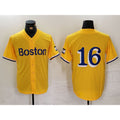 Boston Red Sox #16 Jarren Duran Gold HOLBERT City Connect Stitched Jersey