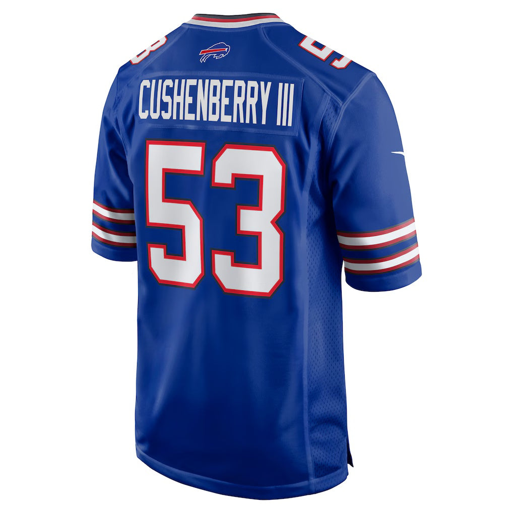 B.Bills #53 Lloyd Cushenberry III Royal HOLBERT Team Game Jersey