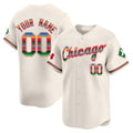 Custom Chicago White Sox Mexico Vapor Premier Limited Jersey V3- Cream HOLBERT