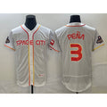Houston Astros #3 Jeremy Pena Number White HOLBERT 2023 City Connect Flex Base Stitched Jersey