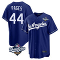 Los Angeles Dodgers #44 Andy Pages Player Royal HOLBERT World Series Game Stitched Jerseys