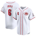 Cincinnati Reds #6 Jonathan India White HOLBERT Home Limited Stitched Jersey