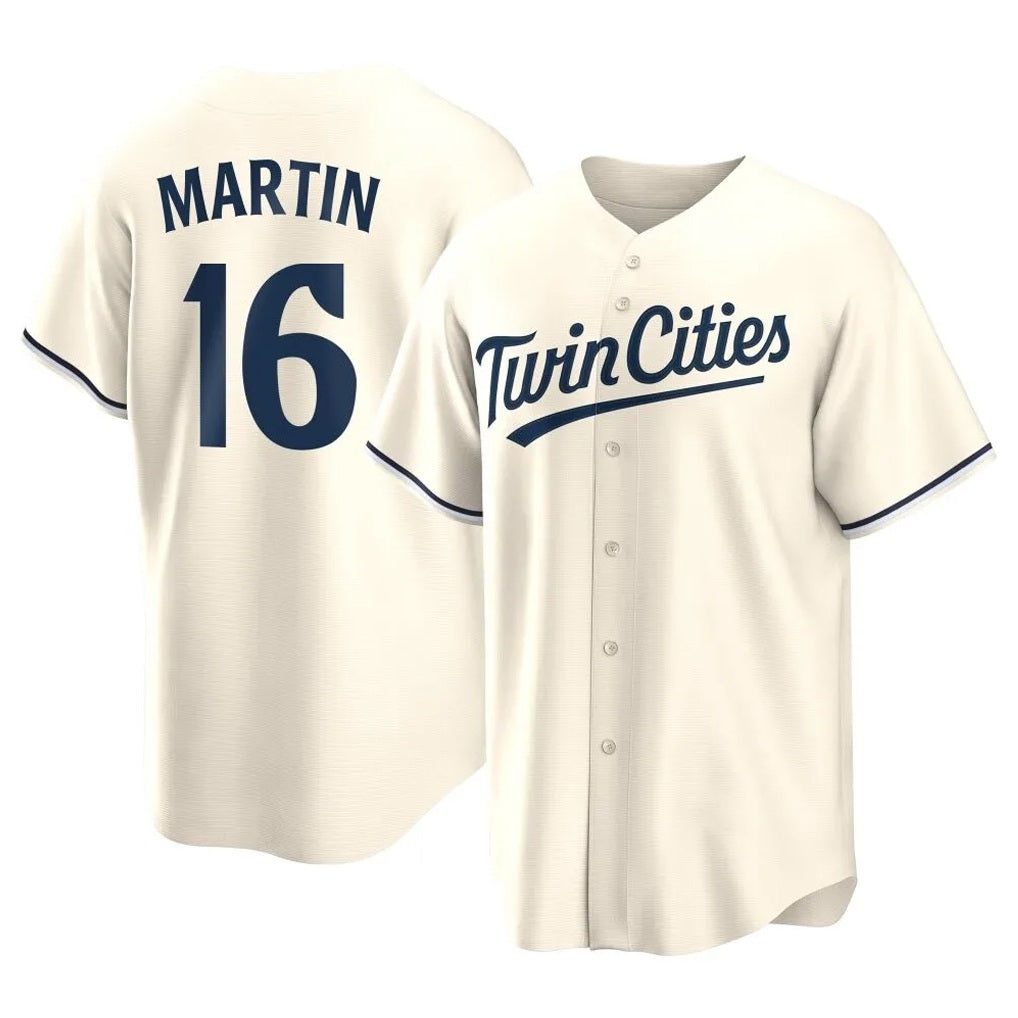 Minnesota Twins #16 Austin Martin Player Cream HOLBERTGame Limited Home Stitched Jerseys