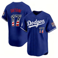 Los Angeles Dodgers #17 Shohei Ohtani Royal HOLBERT USA 250 Fourth of July Limited Stitched Jersey