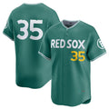 Boston Red Sox #35 Garrett Crochet Green HOLBERT 2025 City Connect Limited Stitched Jersey
