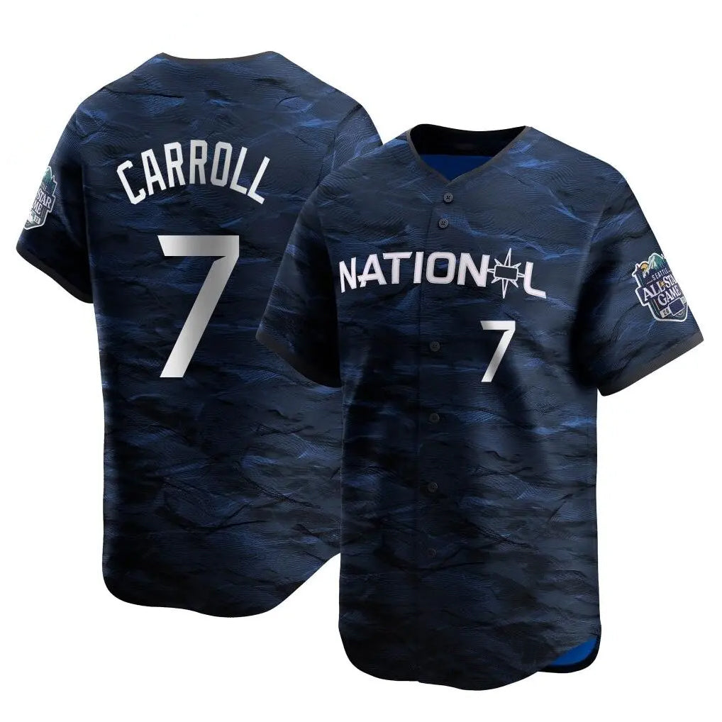 Arizona Diamondbacks #7 Corbin Carroll Player Royal HOLBERT Limited National League Game All-Star Stitched Jerseys