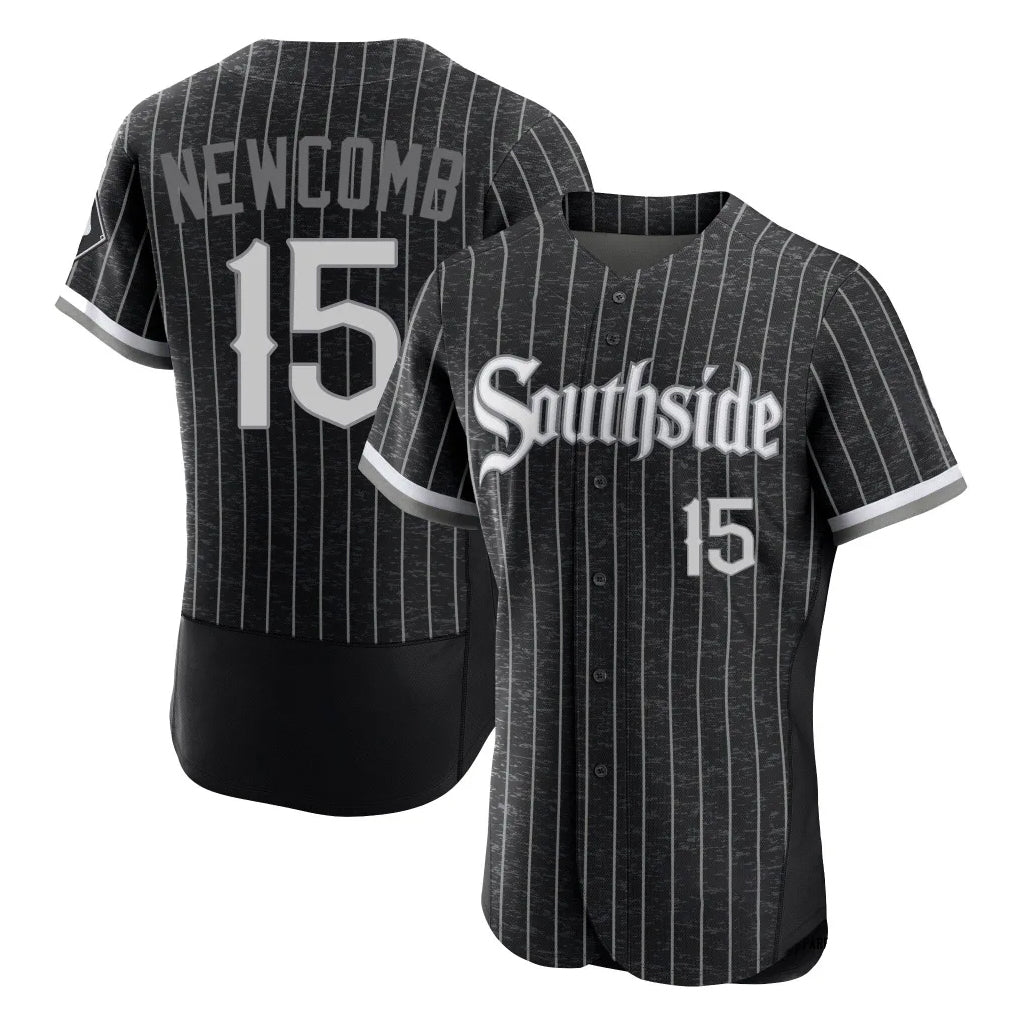 Chicago White Sox #15 Sean Newcomb Player Black HOLBERT City Connect Limited Elite Home Stitched Jerseys
