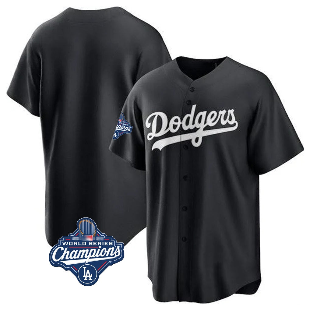 Los Angeles Dodgers Blank Player Black HOLBERT Pitch Fashion World Series Meet T-shirt Stitched Jerseys