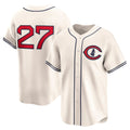 Chicago Cubs #27 Seiya Suzuki Cream HOLBERT Throwback Cooperstown Collection Limited Jersey