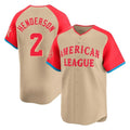 Baltimore Orioles #2 Gunnar Henderson Player Cream HOLBERT American League All-Star Limited Home Game Stitched Jerseys