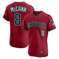 Arizona Diamondbacks #8 James McCann Player Red HOLBERT Limited Elite Home Game Stitched Jerseys