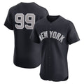 New York Yankees #99 Aaron Judge Navy HOLBERT Alternate 1 Elite Player Jersey