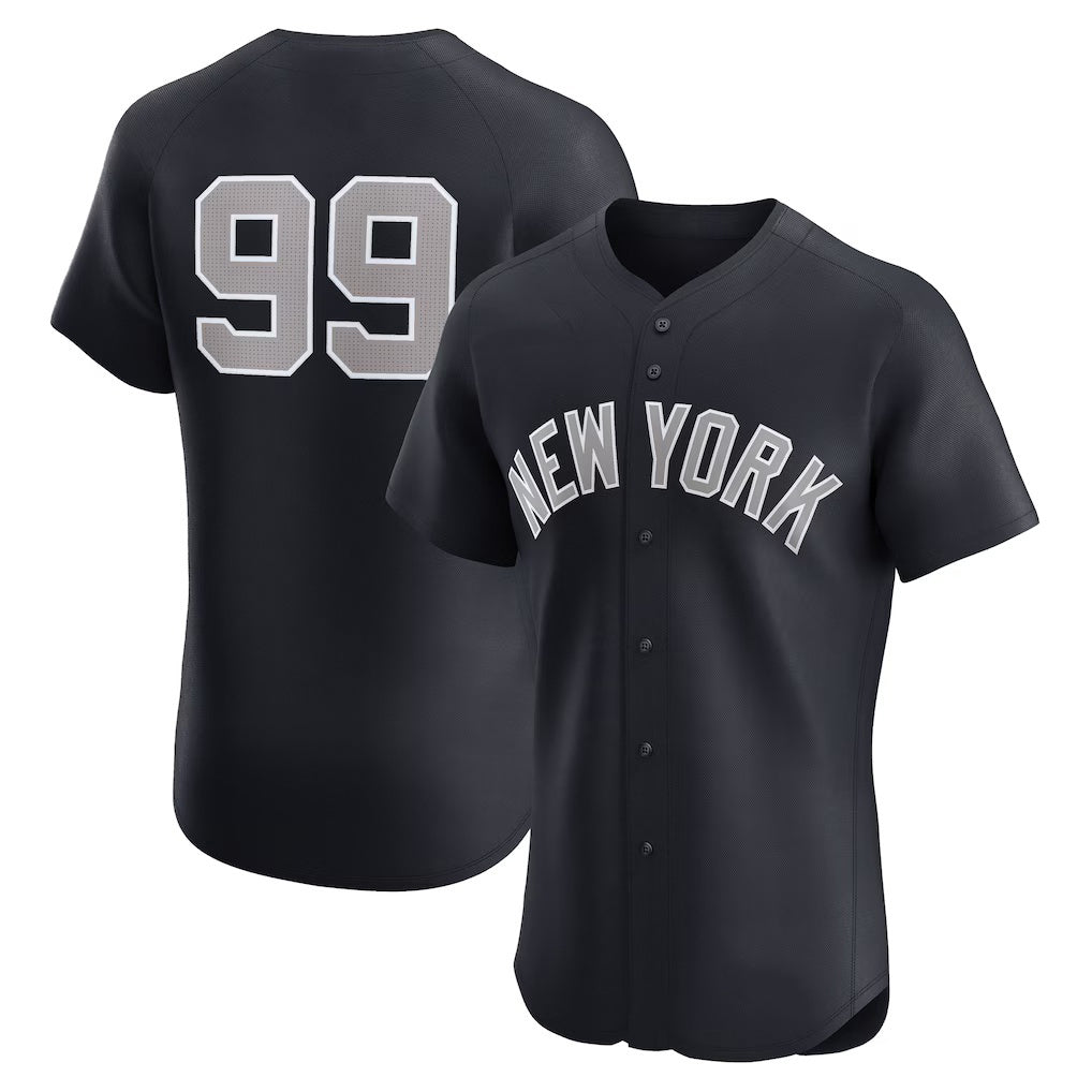 New York Yankees #99 Aaron Judge Navy HOLBERT Alternate 1 Elite Player Jersey