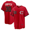 Cincinnati Reds #30 Ken Griffey Jr. Red HOLBERT 2026 City Connect Stadium Jersey