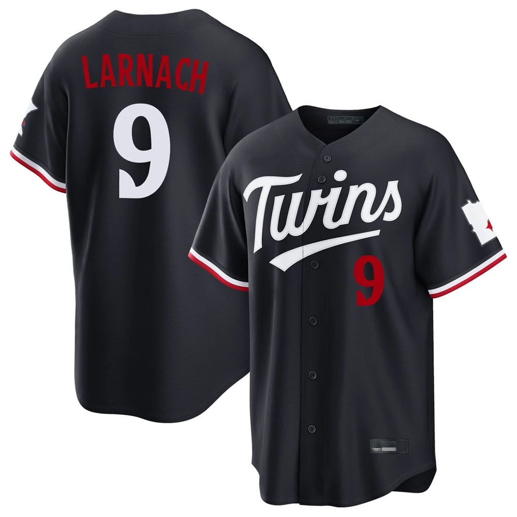Minnesota Twins #9 Trevor Larnach Player Navy HOLBERTHome Game Stitched Jerseys