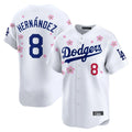 Los Angeles Dodgers #8 Enrique Hern¨¢ndez Player White HOLBERT Tokyo Series Vapor Premier Limited Stitched Jerseys