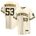 Milwaukee Brewers #53 Brandon Woodruff Player Cream HOLBERT Home Limited Stitched Jerseys