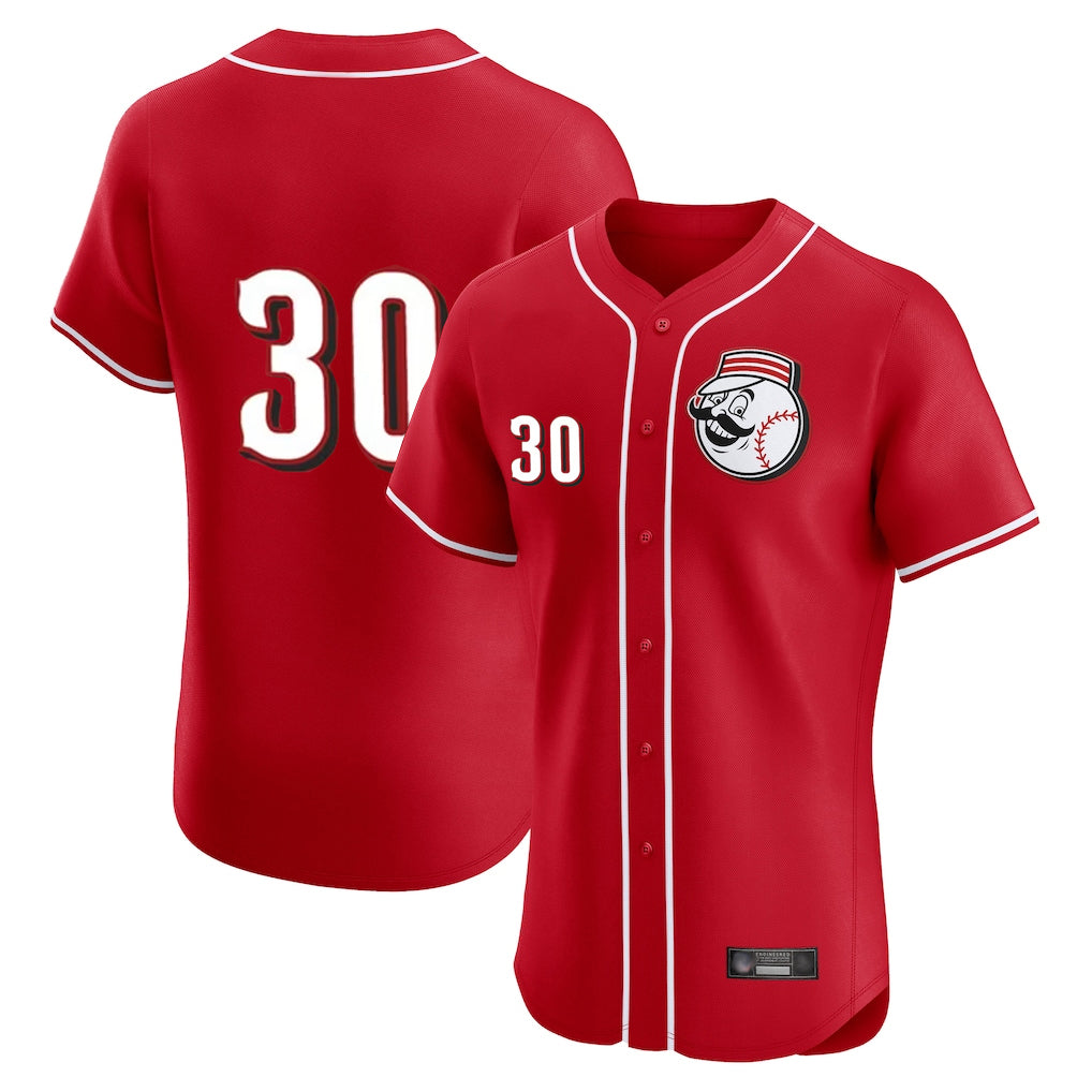 Cincinnati Reds #30 Ken Griffey Player Red HOLBERT Limited Elite Home Game Stitched Jerseys