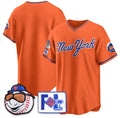 New York Mets Blank Orange HOLBERT 2025 Spring Training Stitched Jersey