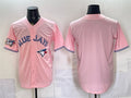 Toronto Blue Jays Blank Pink HOLBERT 50 Seasons Patch Stitched Jersey