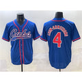 Chicago Cubs #4 Pete Crow-Armstrong Royal HOLBERT Cool Base Stitched Jersey