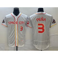 Houston Astros #3 Jeremy Pena Number White HOLBERT 2023 City Connect Flex Base Stitched Jersey 3