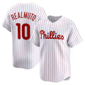 Philadelphia Phillies #10 J.T. Realmuto White HOLBERT Home Limited Player Jersey