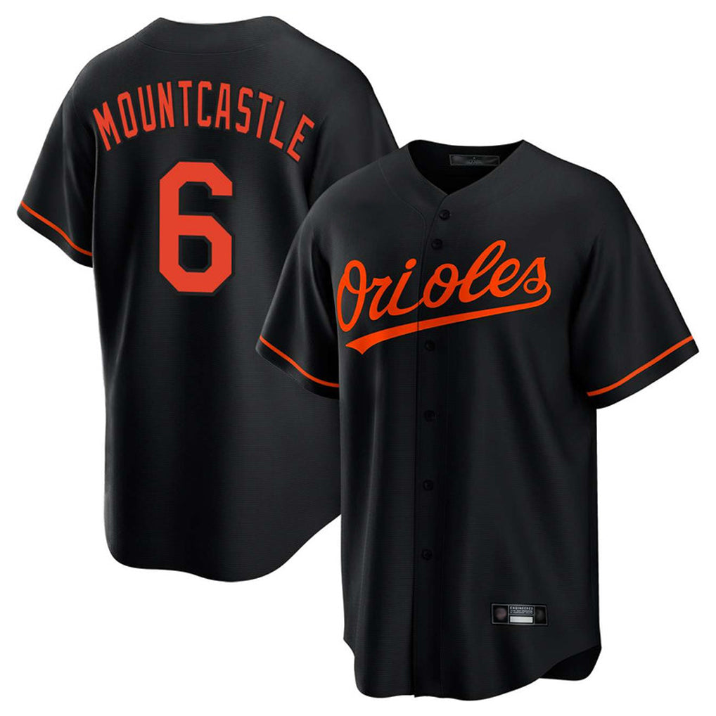 Baltimore Orioles #6 Ryan Mountcastle Player Black HOLBERT Home Game Stitched Jerseys