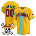 Custom Arizona Diamondbacks x One Piece Gold HOLBERT Vapor Premier Limited Jersey - Stitched