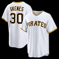 Pittsburgh Pirates #30 Paul Skenes White HOLBERT Home Replica Jersey
