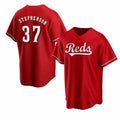 Cincinnati Reds #37 Tyler Stephenson Red HOLBERT Cool Base Jersey