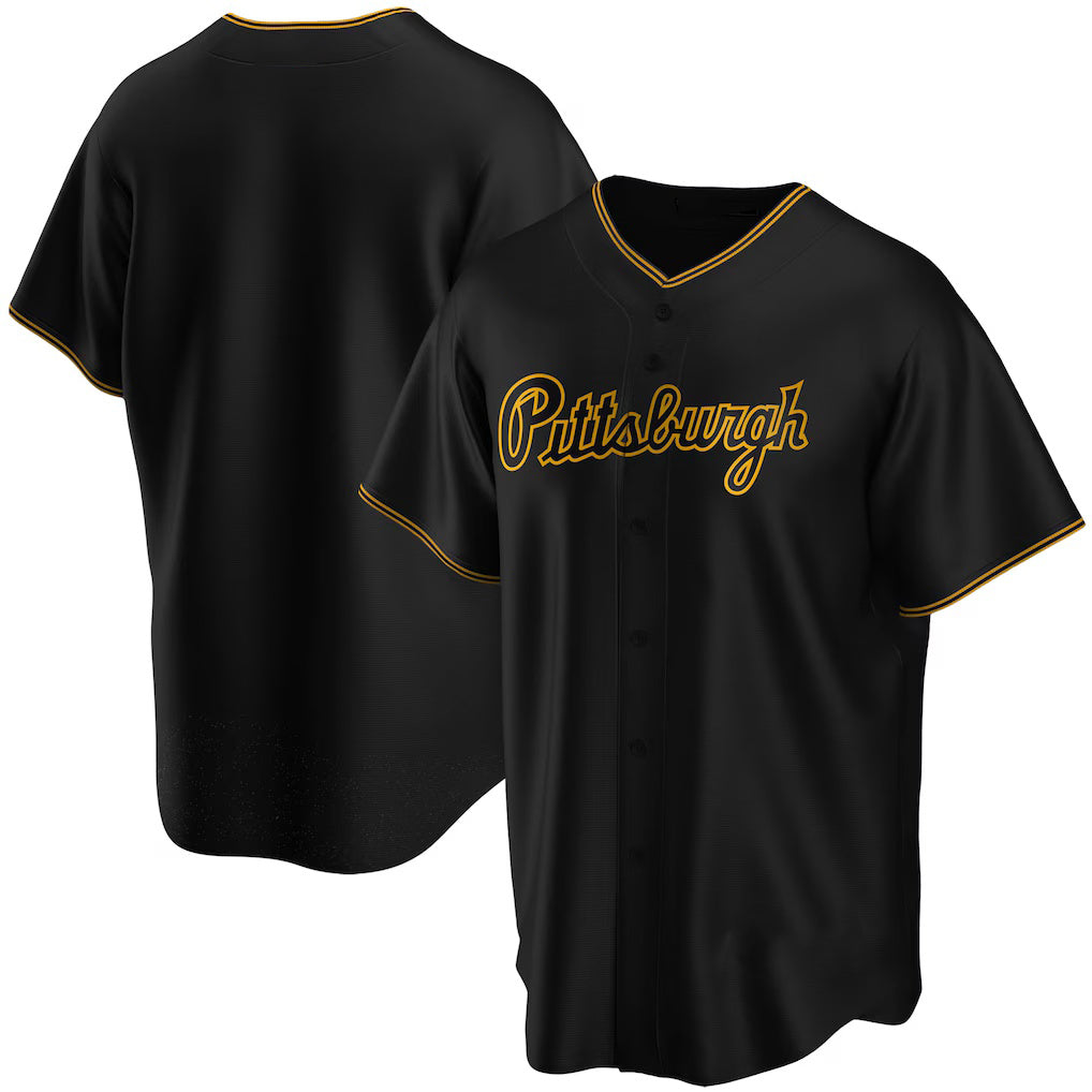 Pittsburgh Pirates Black HOLBERT Alternate Replica Team Jersey