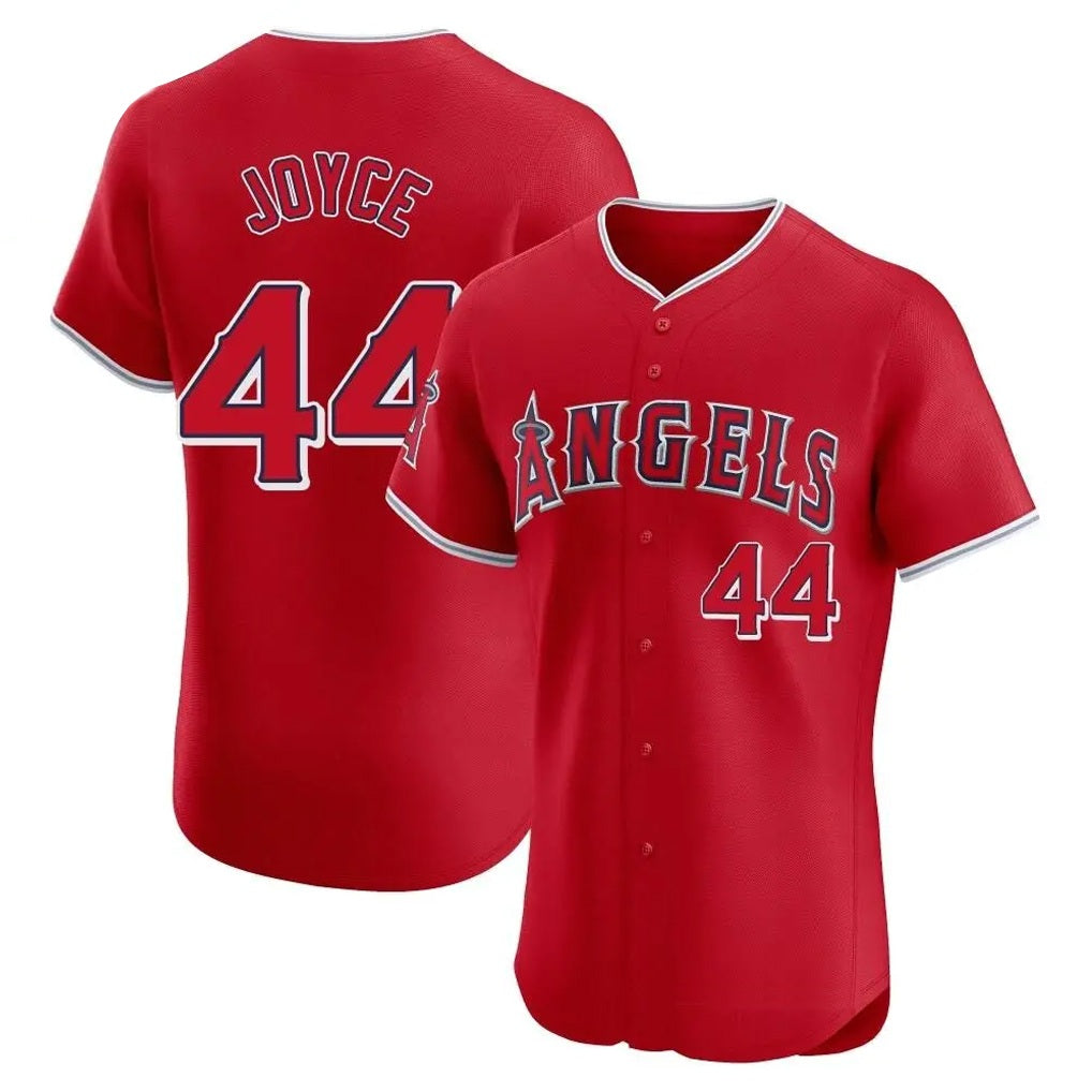 Los Angeles Angels #44 Ben Joyce Player Red HOLBERT Home Limited Elite Stitched Jerseys