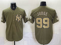 New York Yankees #99 Aaron Judge Olive HOLBERT 2026 Armed Forces Day Stitched Jersey