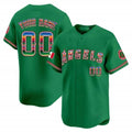 Custom Los Angeles Angels Mexico Vapor Premier Limited Jersey ¨C Green HOLBERT