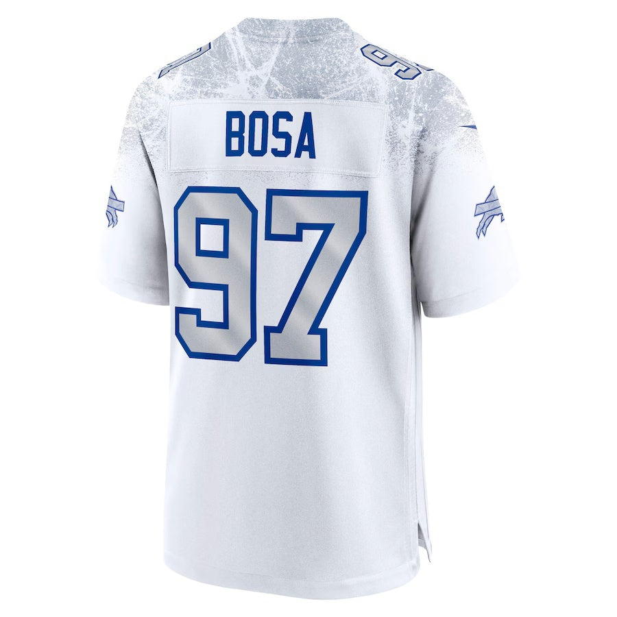B.Bills #97 Joey Bosa 2025 Rivalries Collection Game Jersey - White HOLBERT