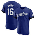 Los Angeles Dodgers #16 Will Smith Player Royal HOLBERT City Connect Elite Home Stitched Jerseys
